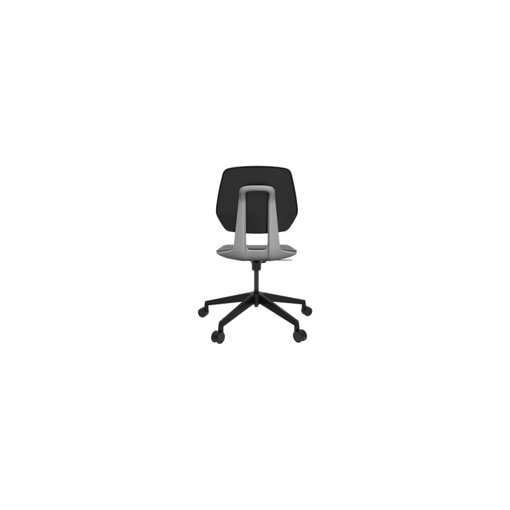 Safco Commute Modern Adjustable Rolling Office Chair Contemporary Seating Black