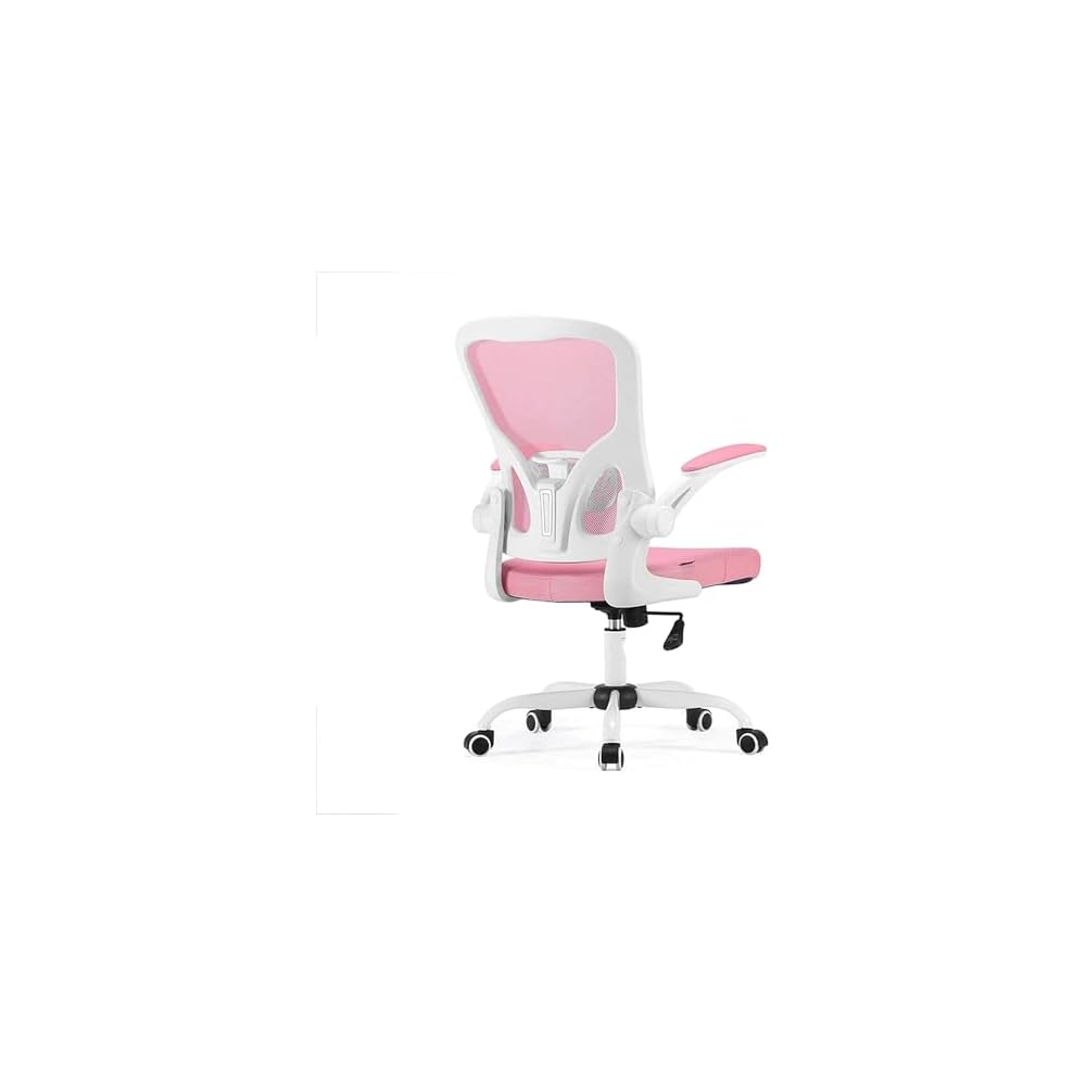 Ergonomic Mesh Desk Chair with Flip-Up Armrests, Adjustable Height, 360° Swivel, and High-Density Cushioned Seat – Office Chair for Home & Office (61x33x57cm)