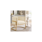 Velvet Accent Chair, One Size, Black as Shown