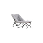 Tiita Comfy Folding Saucer Chair for Adults, Moon Chair, Pink