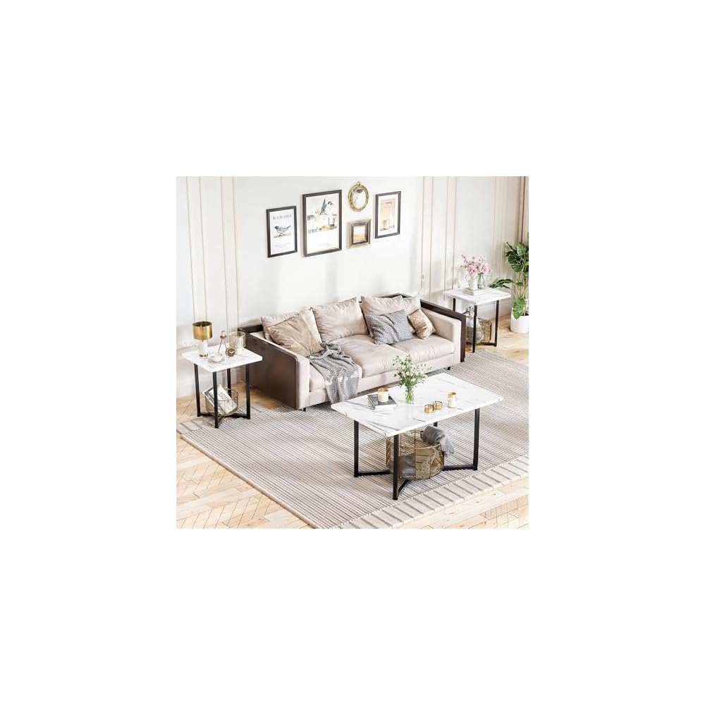 Coffee Table Set Of 3, Coffee Table And End Table Sets For Living Room